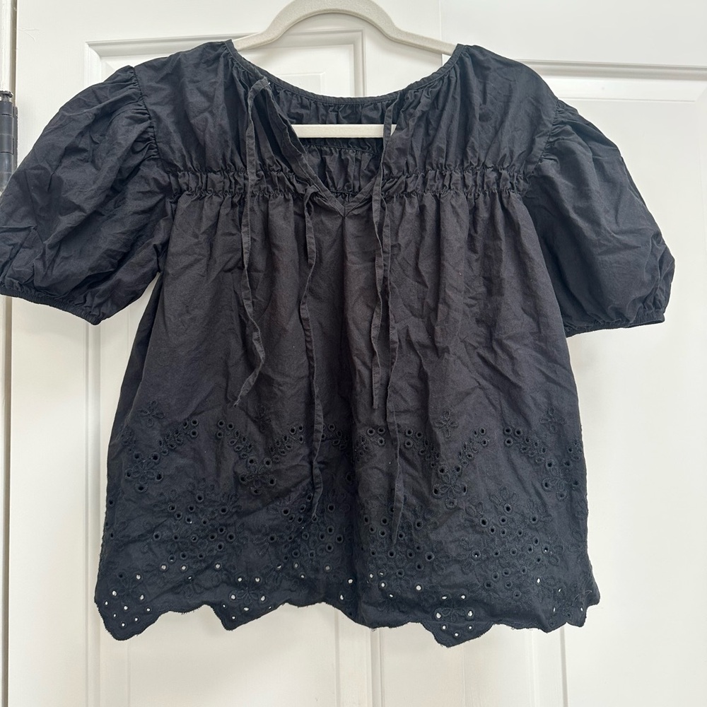 OPT Puff Sleeve Top
